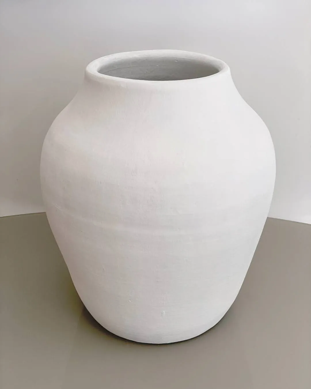 vaso cerâmico branco
